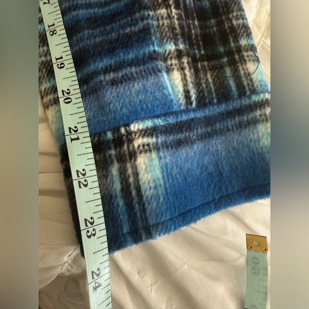 AQUA Plaid Duster Trench Coat - 100% Exclusive - NWT - Picture 14 of 14